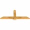 Ekena Millwork Eugene Rough Sawn Timber Gable Bracket, Western Red Cedar, 48"W x 20"H x 2"D x 4"F, 10/12 Pitch GBW048X20X0204EUG00RWR - alternate 3